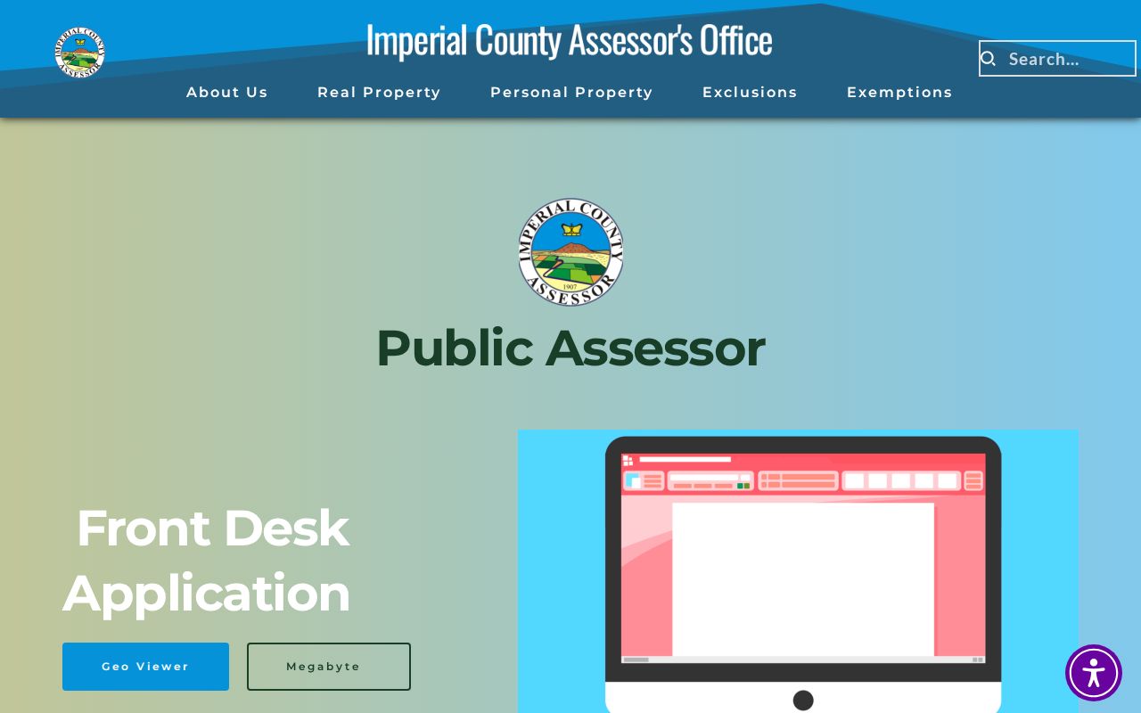 El Centro street directory assessor Geo Viewer