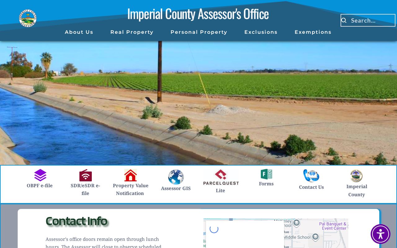 El Centro ZIP code directory assessor mapping contact